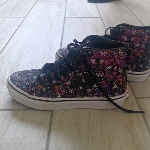 Floral children's Vans